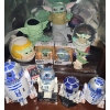 Image 1 : Yoda Snow Globe and Other Items, R2-D2 Figures