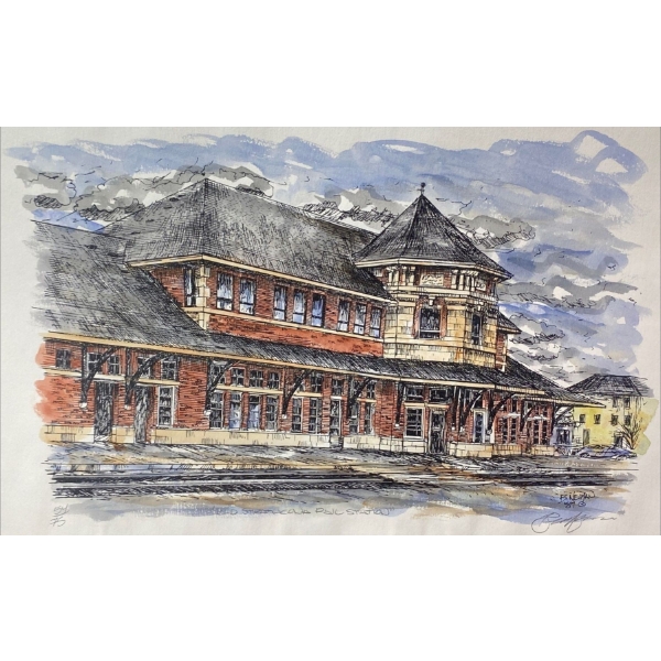 B.Neiman Weirs Signed Print