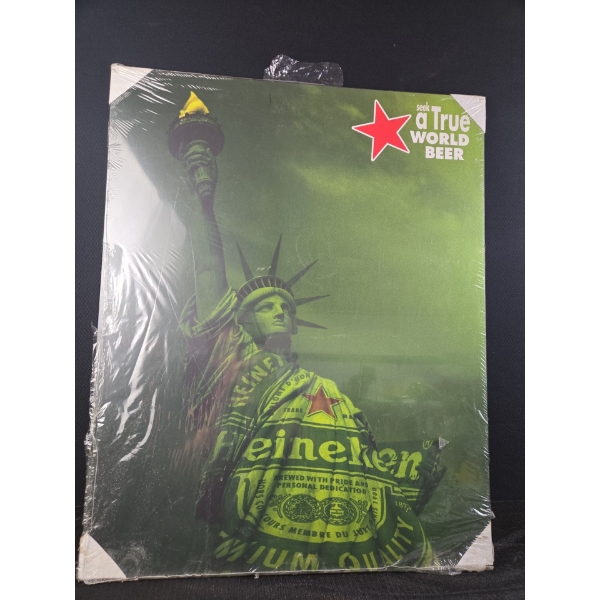 Heineken Wall Hanging With Plastic (Ripped Seal)