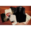 Image 1 : Men's Casual Wear - German Style - Size Large - Genuine Suede Vest w/ Souvenir Tees