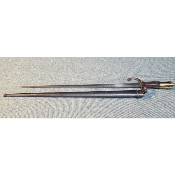 Authentic M178 Gras Bayonet, French Blade Dated 1877