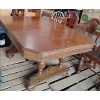 Image 1 : Lovely Vintage Wooden Table w/ 4 Matching Chairs - 56W, 42D, 31T 