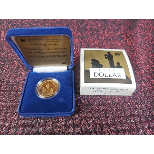 1995 Royal Canadian Mint Peacekeeping Proof