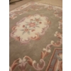 Image 2 : Vintage High Pile Royal Aubusson Wool Blend Area Rug 4.5x6.5 