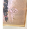 Image 3 : E. Fergusson Art Print of Young Indian Girl w/ Wolf Art & Assorted Woven Baskets