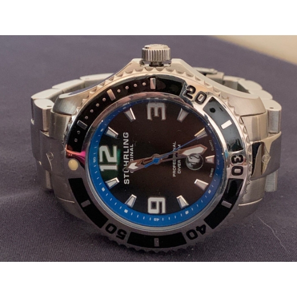 Sterling Original Professional Diver Swiss Quartz