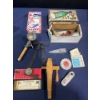 Image 1 : Vintage & Antique Items - High Speed Indicator No. 104, Walk-A-Matic, k-Tel Bottle Cutter Kit & More