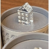 Image 3 : Swarovski Silver Crystal Miniature Buildings and Figures