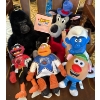 Image 1 : Smurf 11T Gorilla Muppets Hockey Players Stuffies Big Bad Wolf & Small Donald Duck Head