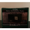 New Collectors Edition AM/FM Radio Daklin Brand 