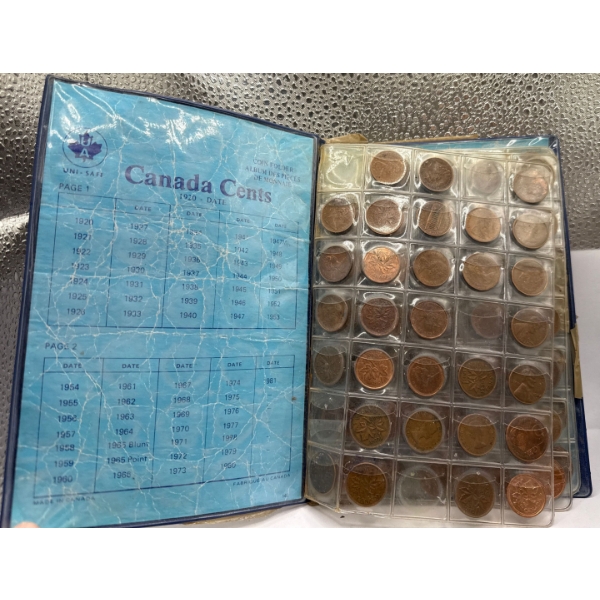 Canadian and American Pennies Years Range from 1930s-2000s