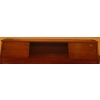 Image 4 : Mid Century Teak Double Bed Set - Includes Head Board Frame Mattress & Box Spring