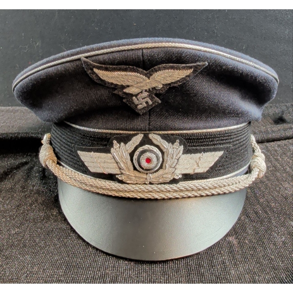 Replica WW2 German Luftwaffe Officer's Visor Cap