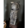 Image 6 : Decorative Owl Collection #4 -  Hand Carved & Painted Wood Own By Zim (20T) w/ Costume Jewelry, More