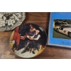 Image 2 : Curated Collection of Decorative Plate, Books, and Framed Items