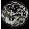 Image 1 : 2012 $15 Lunar Lotus Year of Dragon - 99.9% Fine Silver Coin