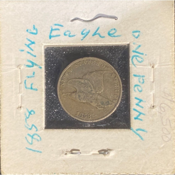 1858 Flying Eagle Penny 