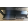 Image 3 : Black MDF Coffee Table w/ Pull-Up Top and Bottom Storage Drawers 39.5 W, 20 D, 19 T 