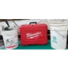 Image 2 : Greenlee Job Box, Milwaukee Case with Spray Paint, and Assorted Tools
