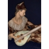 Image 2 : LLADRO 'Harlequin' Playing a Lute; Signed By: Antonio Ramos & P. Perez, No. 82 -  26W, 8D, 12T