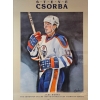 Image 2 : Framed Print Of Edmonton Oilers Player Jari Kurri, Illustrated By Artist Steve Csorba 18''W 24''H