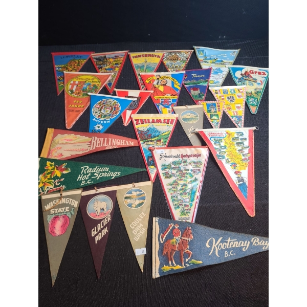Pennants Including: Radium Hot Springs, Graz, Kootenay Bay and More!