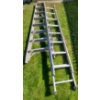 Pair of Aluminum Ladders.  A-Frame 7 Rung Ladder & 15 Rung Extension Ladder