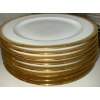 Image 3 : Antique Limoges France Serving Plates, Salad Plates, Desert Plates, Tea Saucers w/Gold Trim