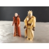 Image 4 : Vintage 1977 Kenner Star Wars - Obi-Wan Kenobi and a Tusken Raider Figures with Original Vinyl Capes