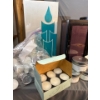 Image 13 : Hefty New Condition Partylite Haul - Clairmont Tealight Lamp (1Ft T), Lg Assortment of New Candles 