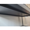 Image 6 : Grey Desk 52 w, 30 h, 23.5 d and Upholstered Desk Chair 25 w, 32 h, 18 d 