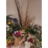 Image 4 : Large Assortment of Artificial Floral Decor- Also: Tall Curly Sticks 60 T, Some Holders Included