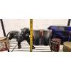 Image 5 : Decorative Black Panther with Coca-Cola Glasses and Assorted Tins
