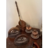 Image 2 : Antique Collection - Oil Lamps, Irons, Copperware 