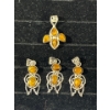 Image 1 : Collection of Tigers Eye Stone Pendants