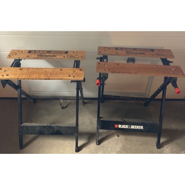 Pair of Black & Decker Workmate Benches 