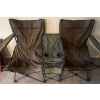 Image 2 : Double Occupant Camping Chair  Firetime Couples Chair  Foldable & Portable  51"w x 27"d x 37" tall