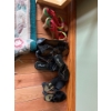 Image 3 : Shelf With Small Had Woven Carpet Shoes & 2 Doves In A Pair Tree