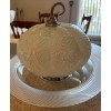 Image 4 : Decorative Table Accents - Fogged Glass Pumkin Serving Platters & More
