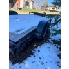 Image 4 : Rainbow flat deck trailer in great condition with ramps tires still in good shape