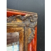 Image 2 : Decorative Mirror, Regal Burl Gold, By Chintz & Company 16x18	