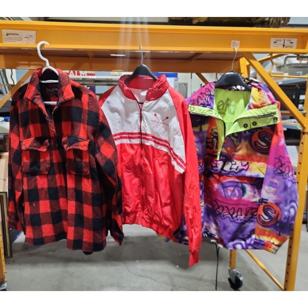 Retro Outdoor Jacket Trio! Be Super Stylin' This Spring - Wool Jacket, 2 Wind Coats