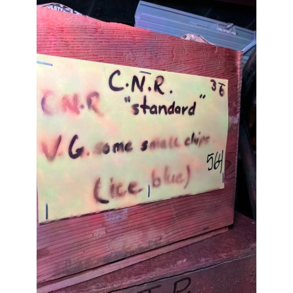 C.N.R “standard” insulators. V.G. Some small chips, ice blue and colour 36 in total.