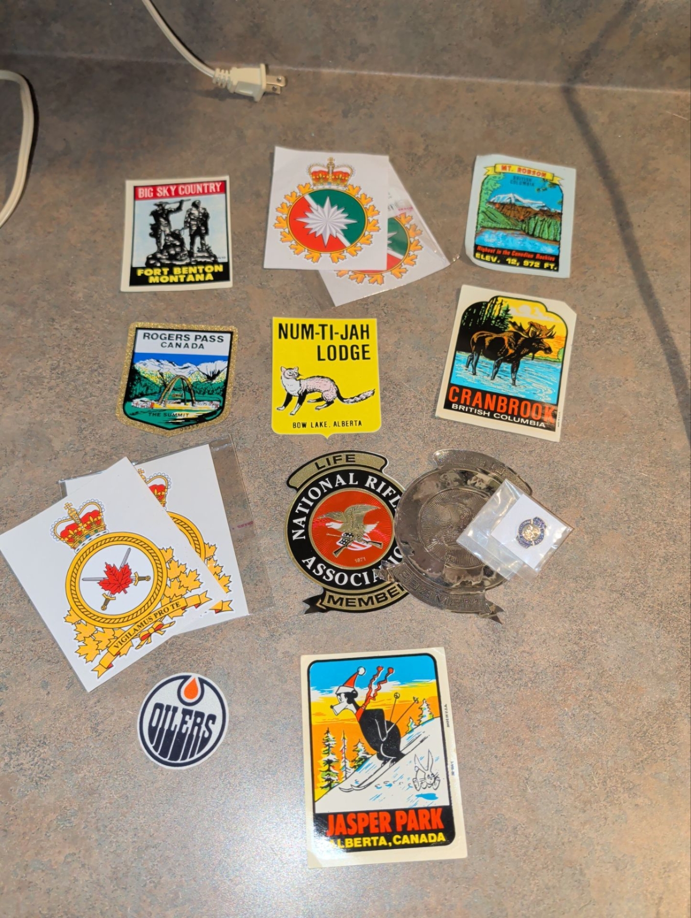 Vintage Bumper Stickers - Alberta's Finest - Beck Auctions Inc.