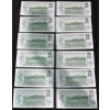Image 4 : Canadian $1 Bills Consecutive Serial Numbers