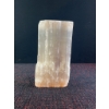 Image 5 : Trio of Decorative Stone Items: Selenite, Abstract Serpentine Sculpture, Green Stone Plate