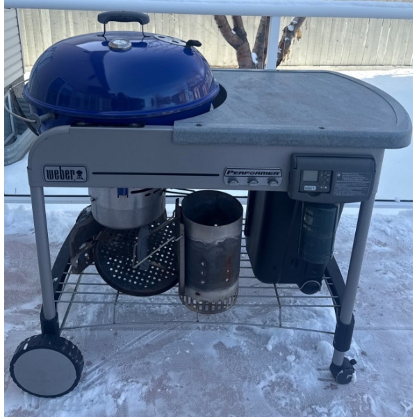 Webber Charcoal Grill w/ Assorted BBQ Accessories 