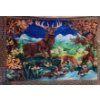Image 1 : Carpet Wall Hanger 64 x 45 of Deer by a River 