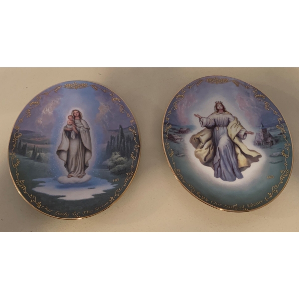 Bradford Exchange Decorative Plate 'Our Lady of Silence' 9T