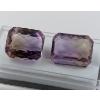 Image 2 : $10,395 Appraisal - 34.65 ct Cert. Ametrine Gemstone Pair